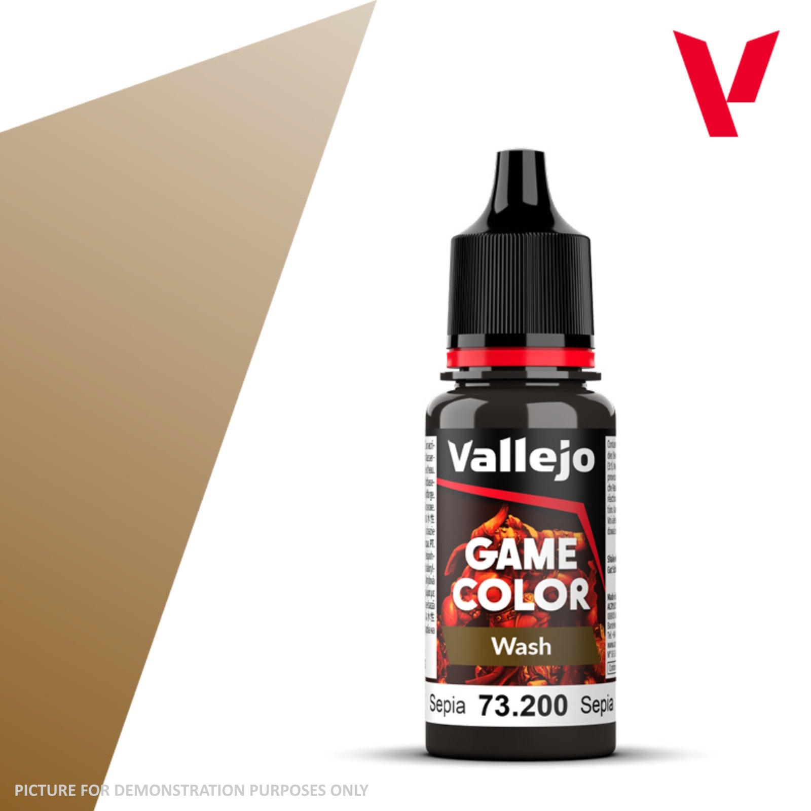 Vallejo Game Colour Wash - 73.200 Sepia 18ml